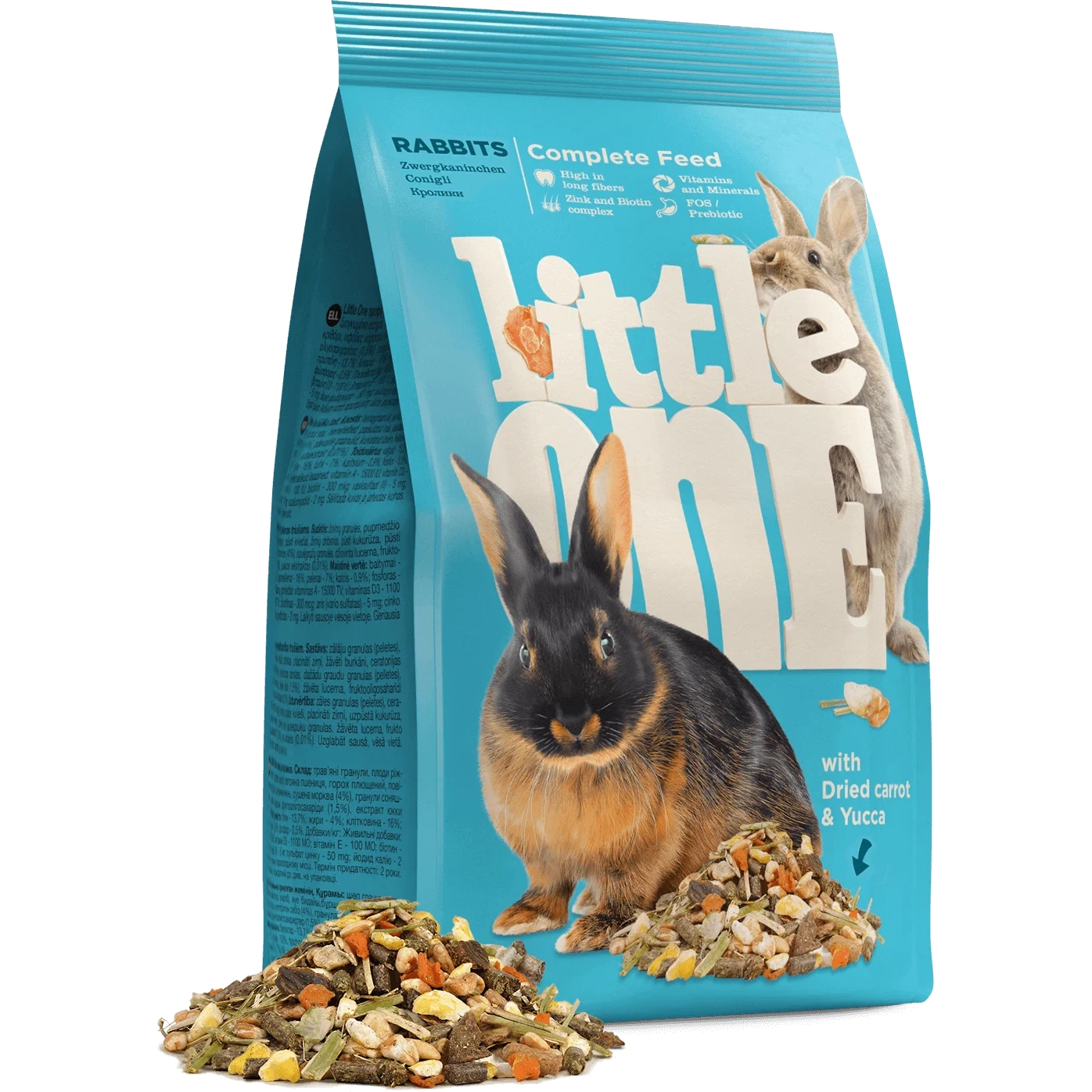 Little One Dovşanlar üçün yem, 400 qr