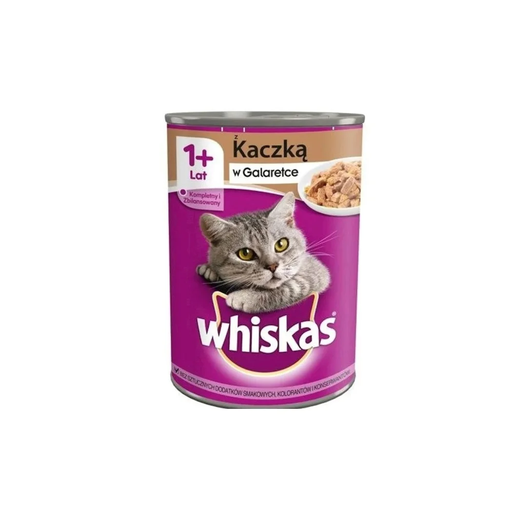 Whiskas pişik yemil ördək eti 400 q