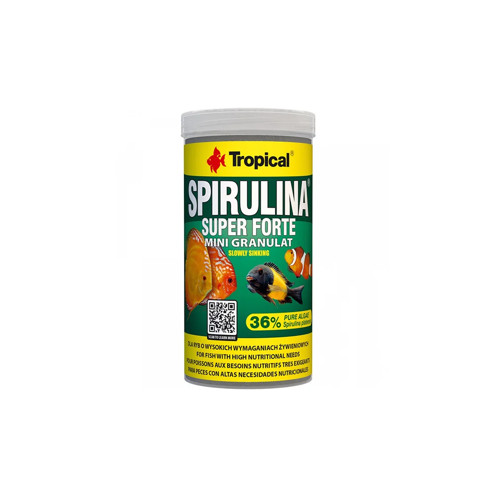 Tropical super spirulina forte mini granulat 100ml / 56qr