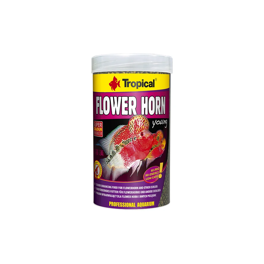 Tropical flower horn young pellet 250ml/95gr