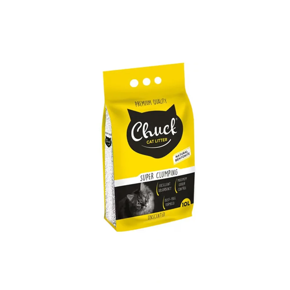 Chuck наполнитель для кошек простой 5 л