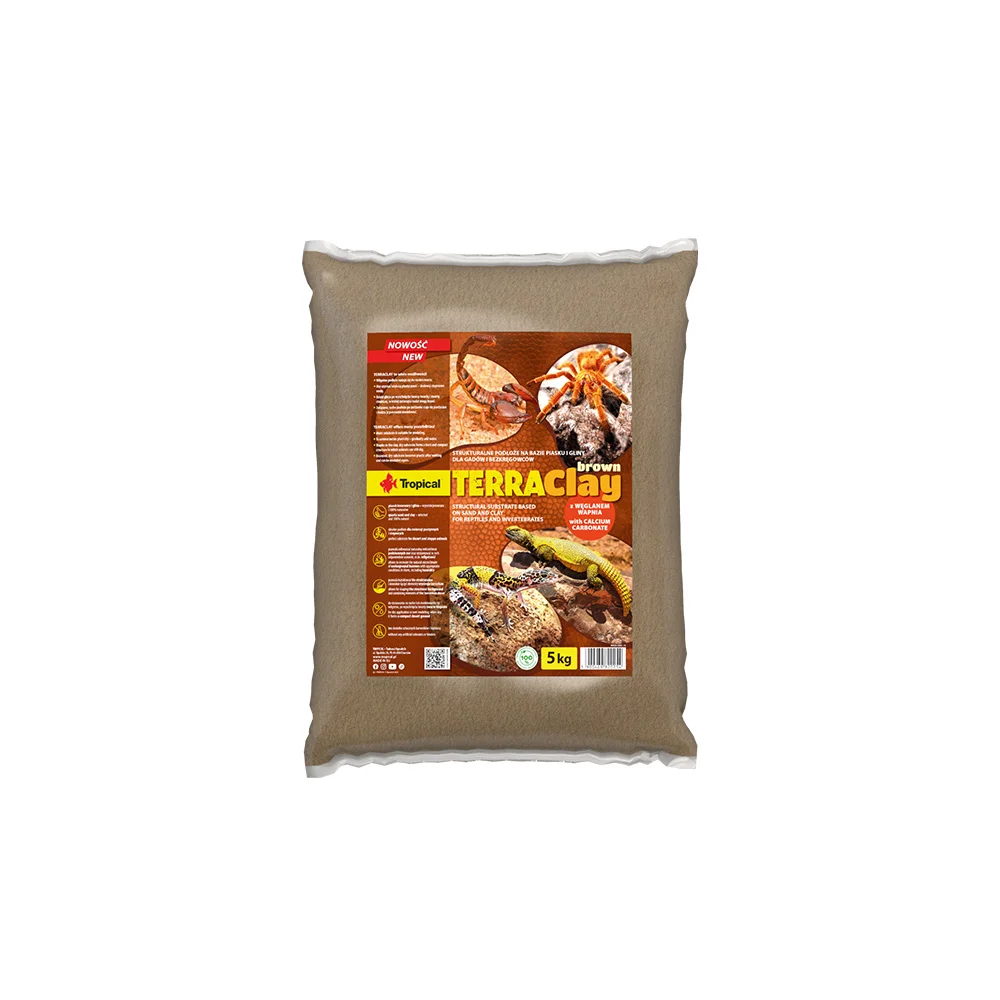 Tropicat terraclay brown 5kq