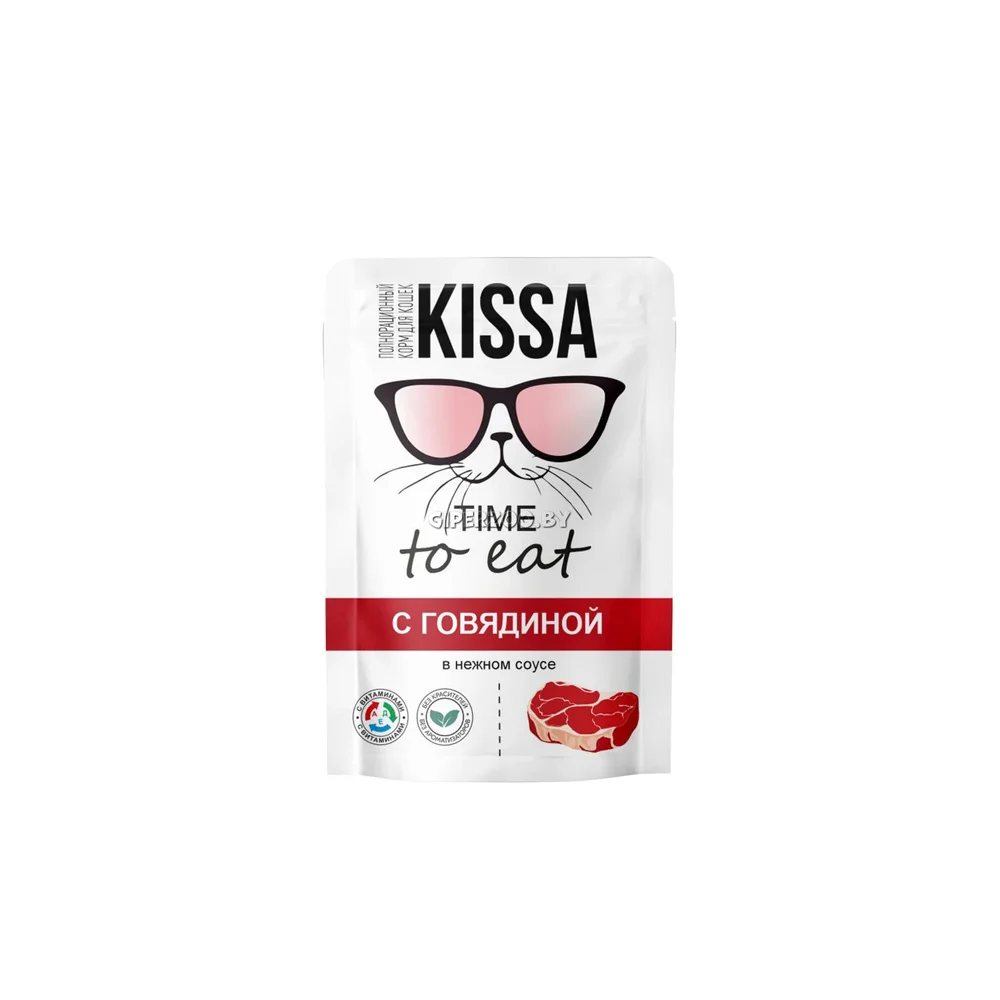 Kissa мясо в соусе 75q