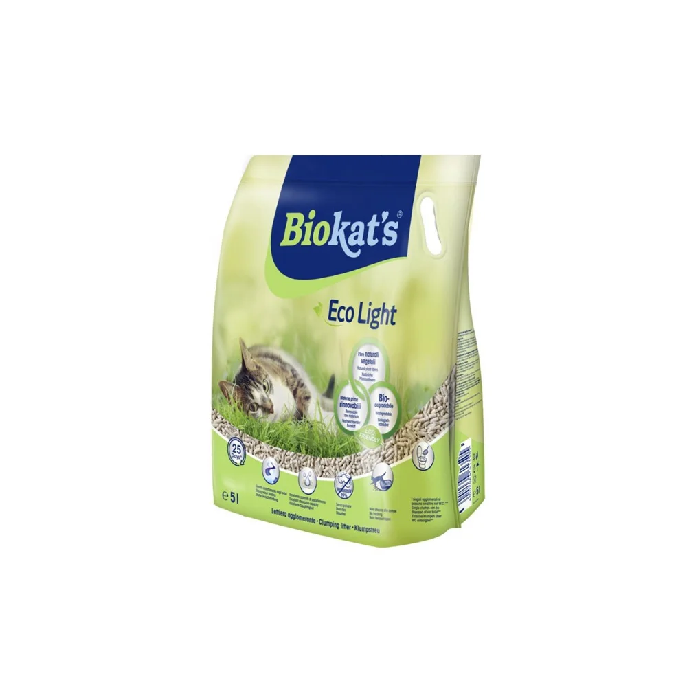 Biokat's Eco Light Tofu комкующийся наполнитель для кошек, 5 л