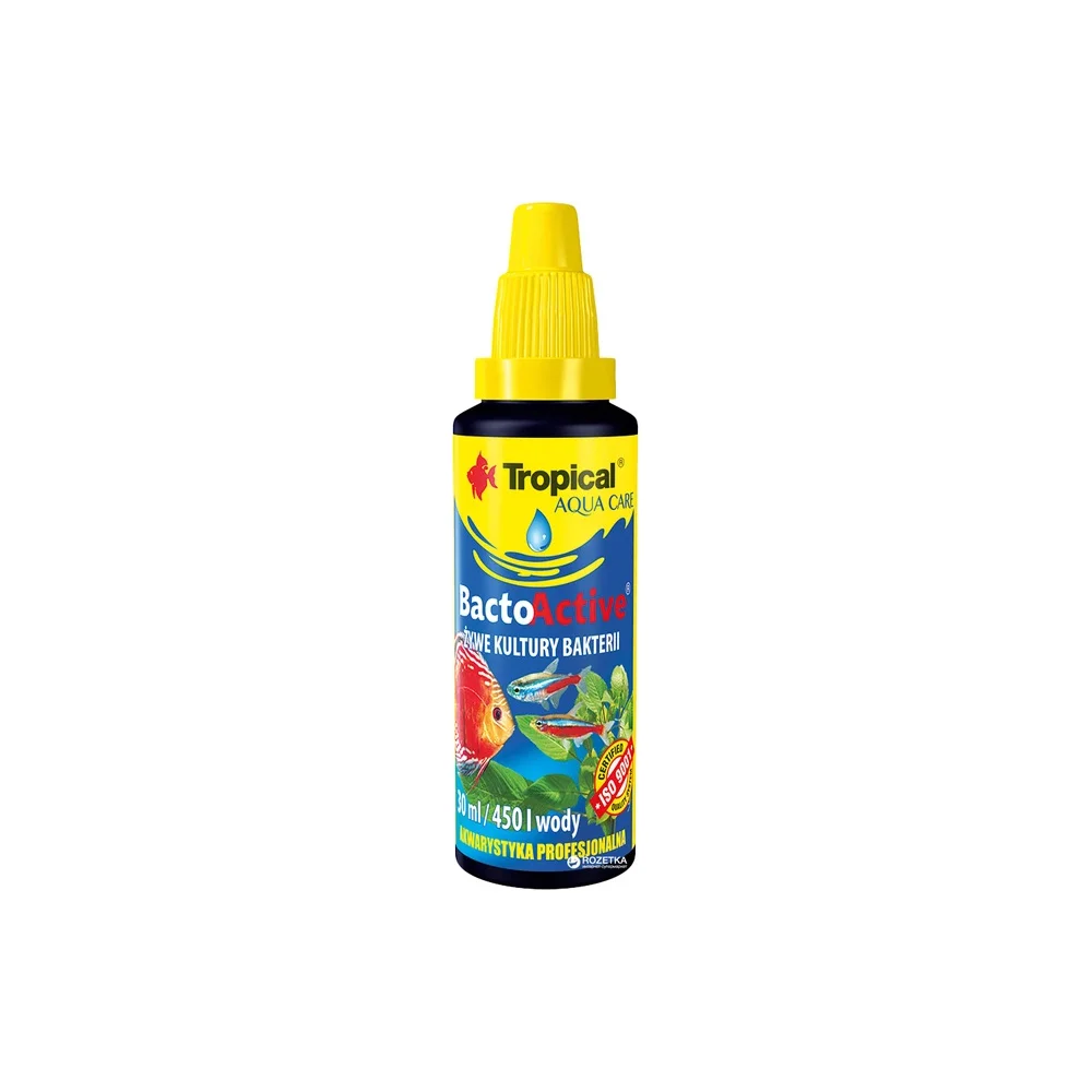 Средство для ухода за водой Tropical Aqua Care Bactro Active 30 мл
