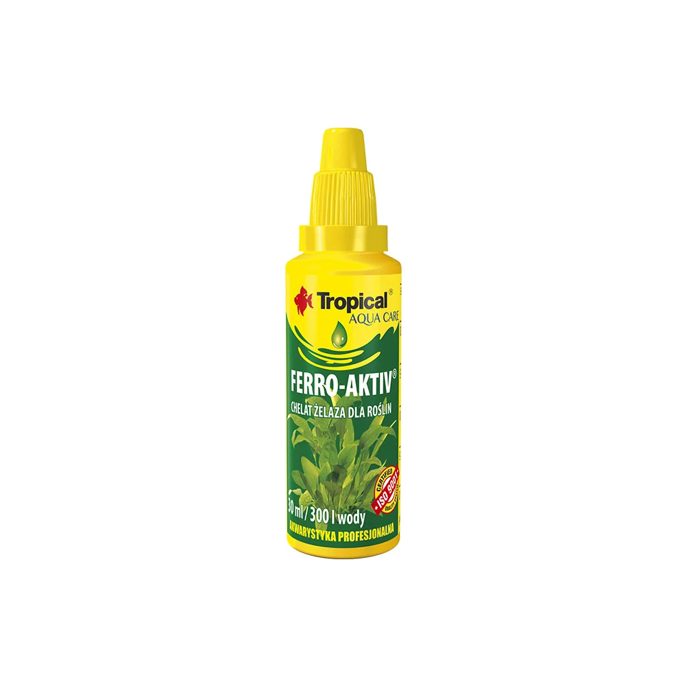 FERRO‑AKTIV – Akvarium bitkiləri üçün dəmir gübrəsi 30 ml