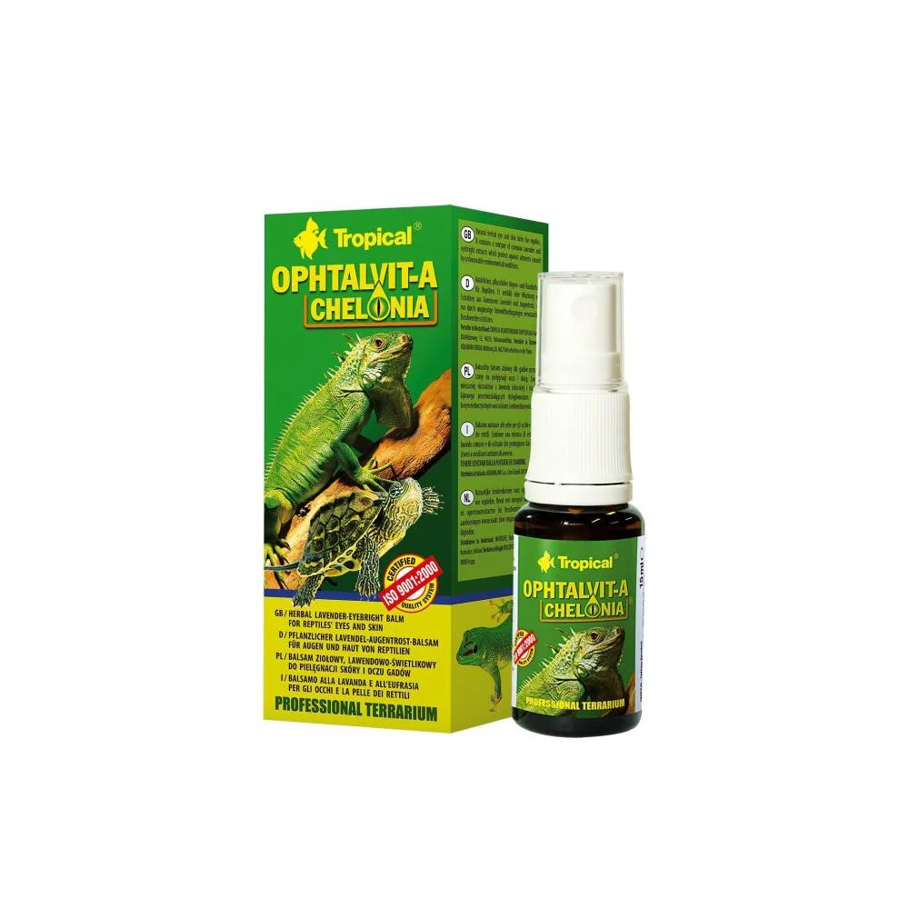 Tropical Ophtalvit‑A Chelonia – флакон 15 мл