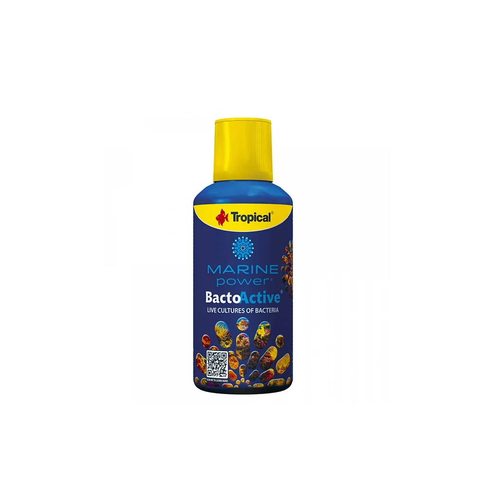 Tropical Marine Power Bacto‑Active – Препарат с живыми бактериями для морских аквариумов (250 мл)