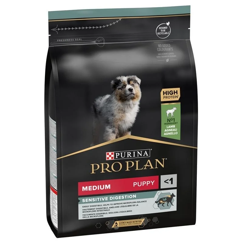 Purina Pro Plan Medium Puppy сухой корм для щенков средних пород с ягнёнком