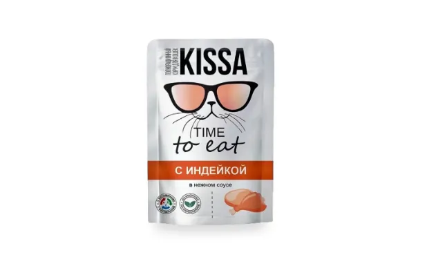 Kissa Hinduşkalı 75g – влажный корм для кошек с мясом индейки
